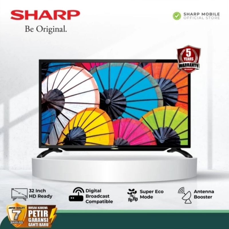 SHARP LED TV Digital 32 Inch AQUOS 2T-C32DC1I