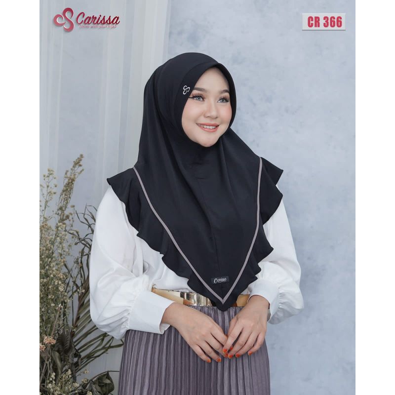 Carissa 366/Carissa New/Hijab slup/Hijab Dewasa/hijab nyaman/jilbab ringan/jilbab anti gerah/jilbab