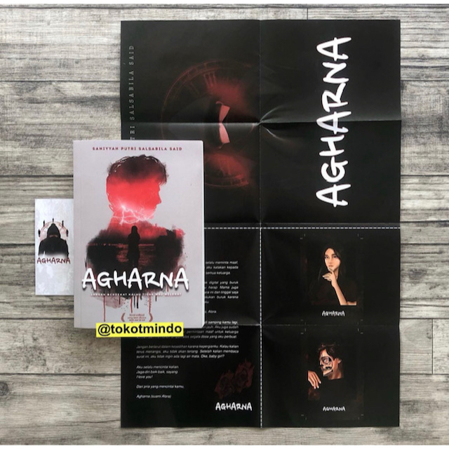 ORIGINAL Novel AGHARNA (Saniyyah Putri Salsabila Said) + Bonus - Penerbit Romancious