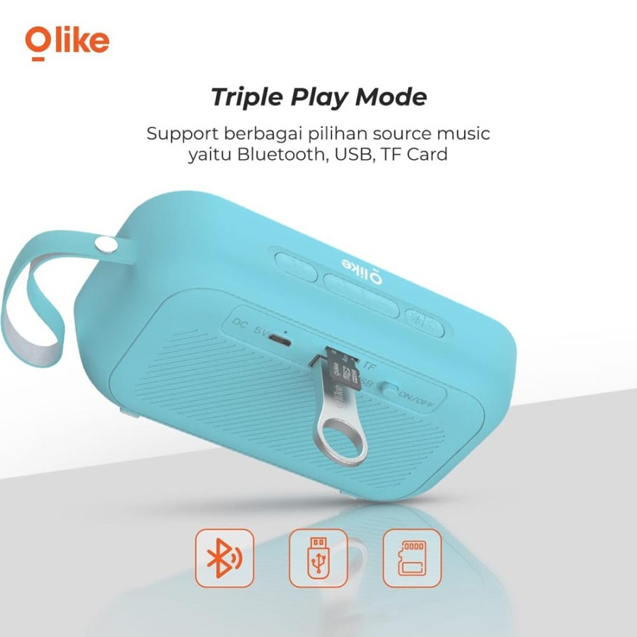 Olike SF4 Wireless TWS Speaker Bluetooth Portable Garansi Resmi