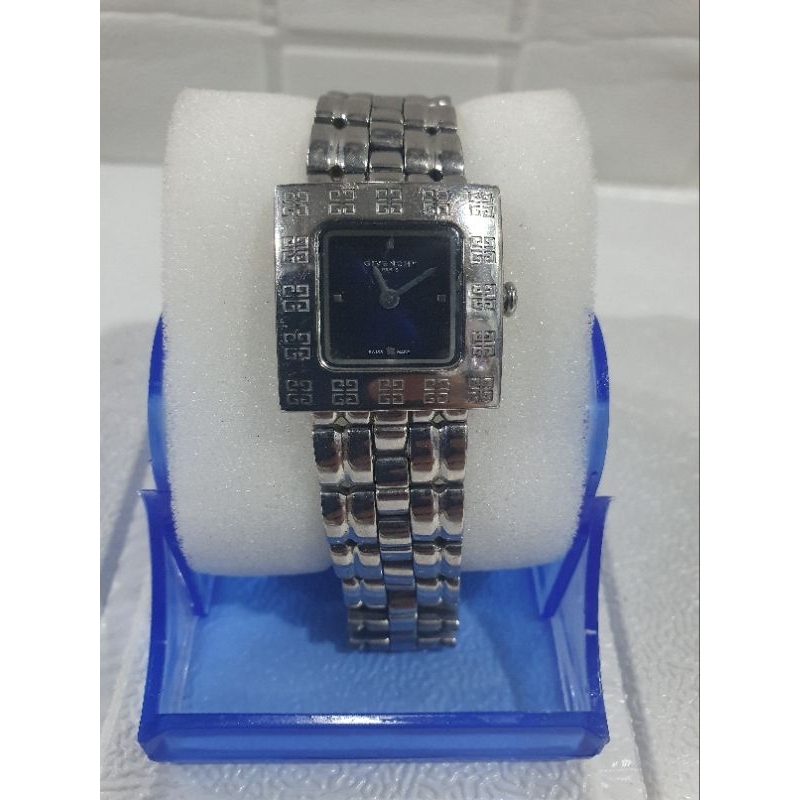 Jam Givenchy Original Wanita Paris Blue Dial Preloved