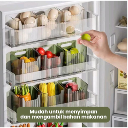 Kotak Penyimpanan Makanan  Bumbu Sayur Buah Kulkas Serbaguna