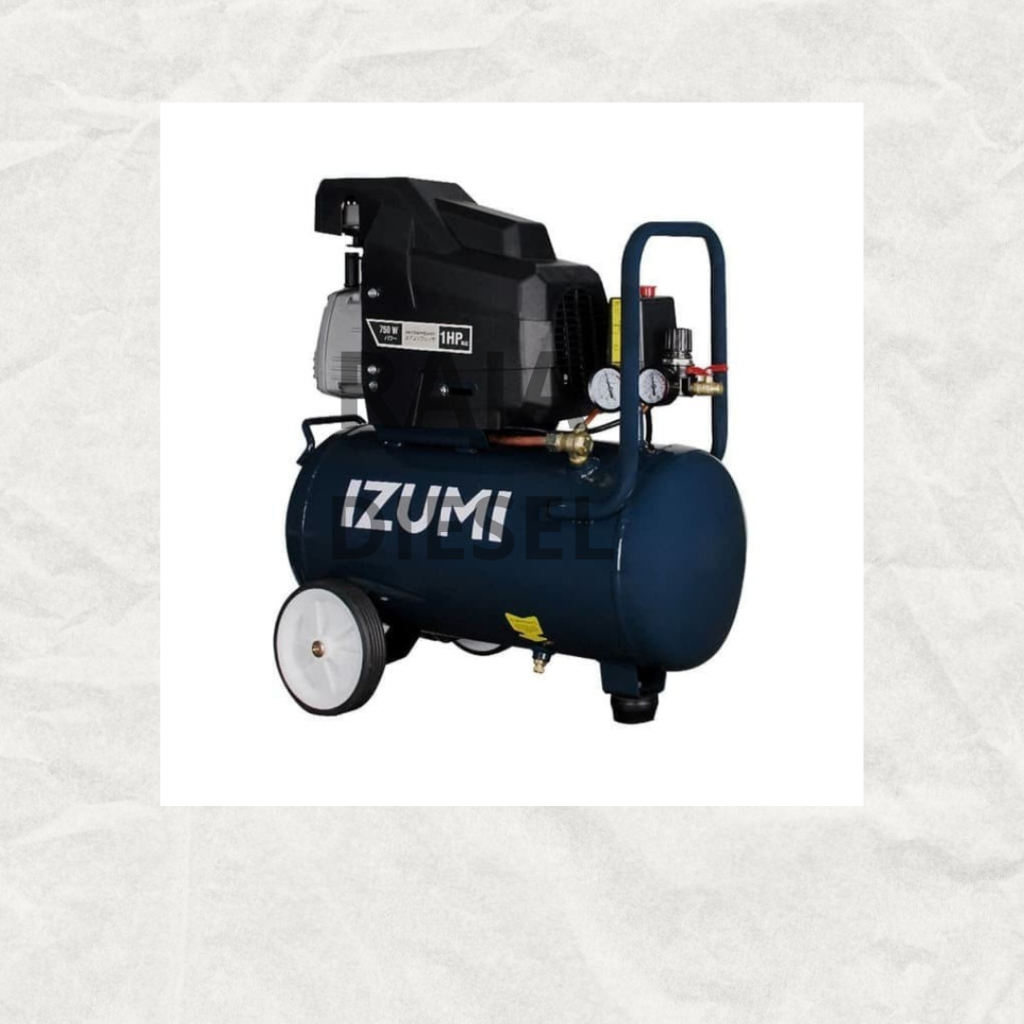 IZUMI Mini Air Compressor 1 HP 24 L liter DD 1024 DA 1024 1 Phase Kompresor Angin Portable JAPAN