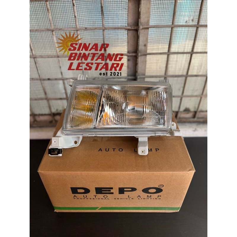 Lampu Depan / Head Lamp Kijang Kapsul ( 1997- 1999 ) W/ Foglamp Depo