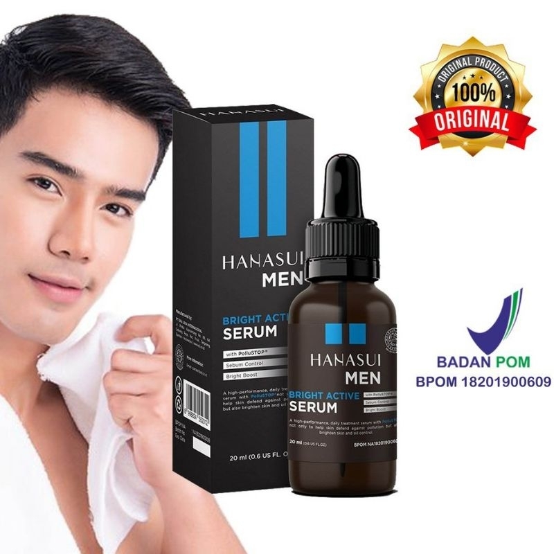 HANASUI MEN SERUM AND CHARCOAL SOAP BPOM