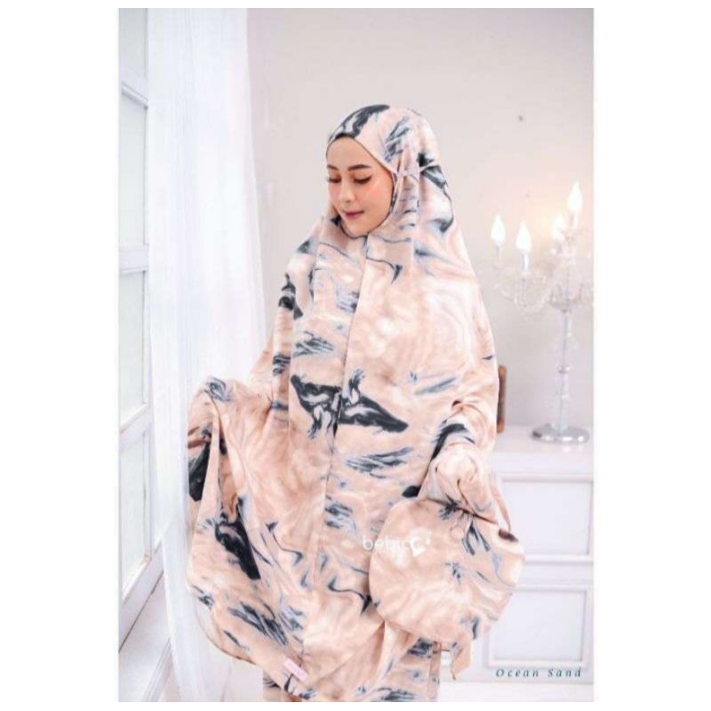 SALE Bebica Amkana mukena - ocean sand