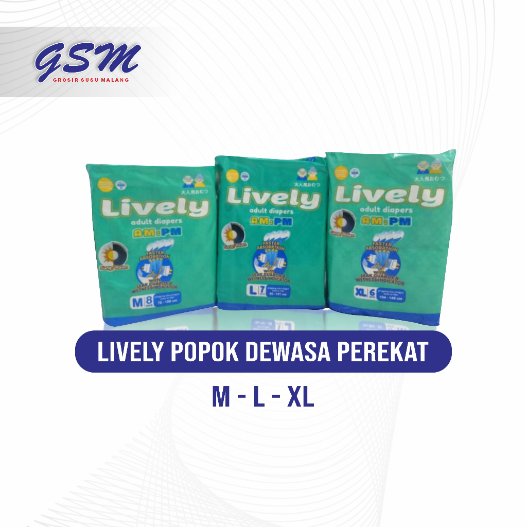 LIVELY POPOK DEWASA PEREKAT M8 L7 XL6