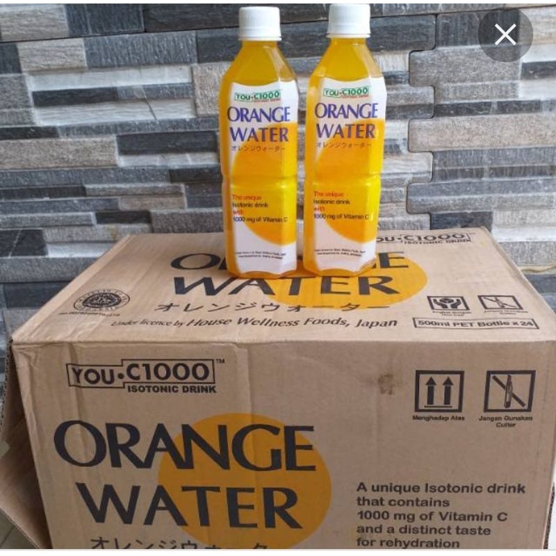 

You C1000 Orange Water 500 Ml 1 Dus (Via GOJEK)