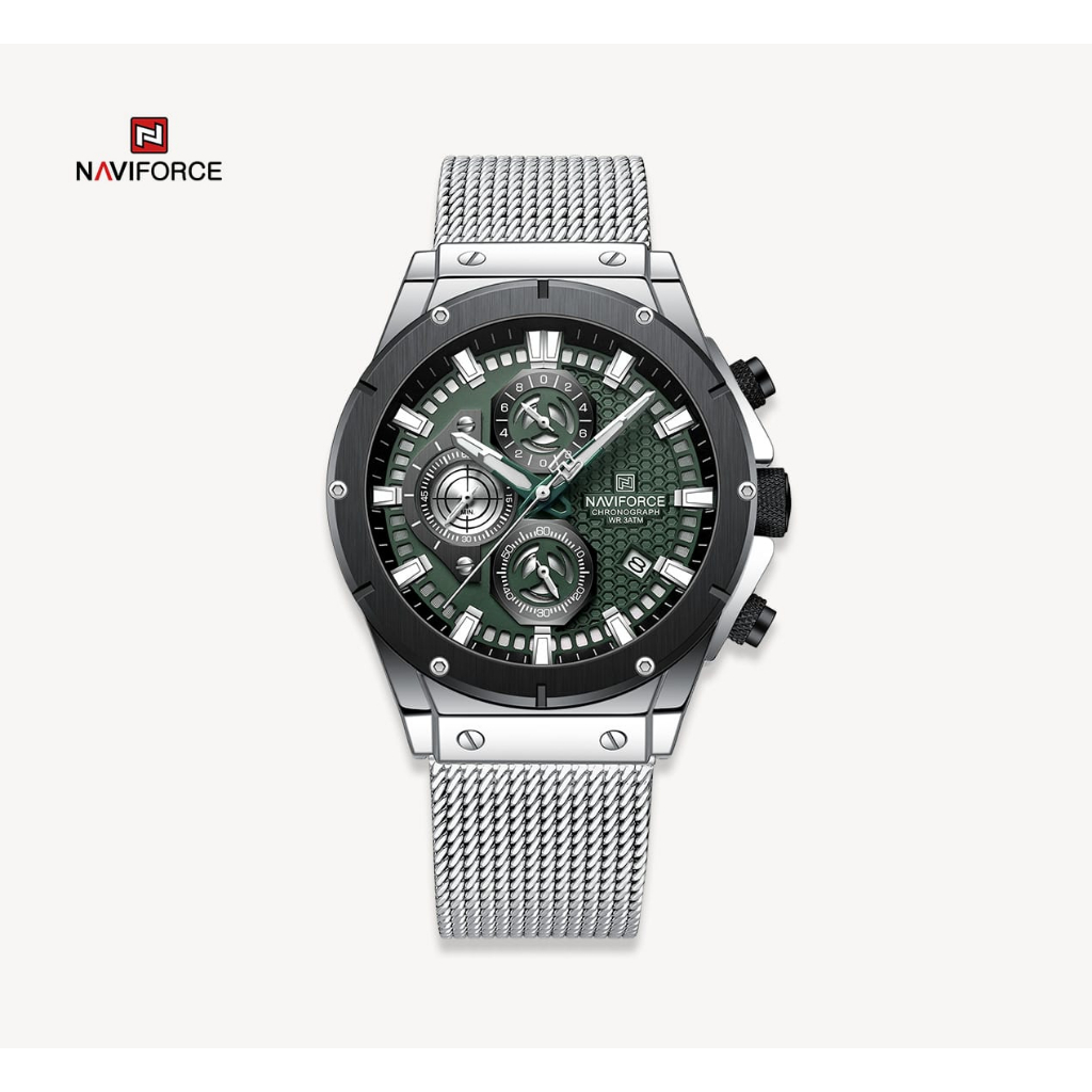JAM TANGAN PRIA NAVIFORCE NF8027M NF8027 NF-8027M ORIGINAL BOX