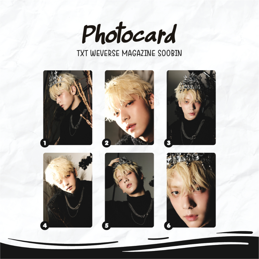 Photocard TXT WEVERSE MAGAZINE 2