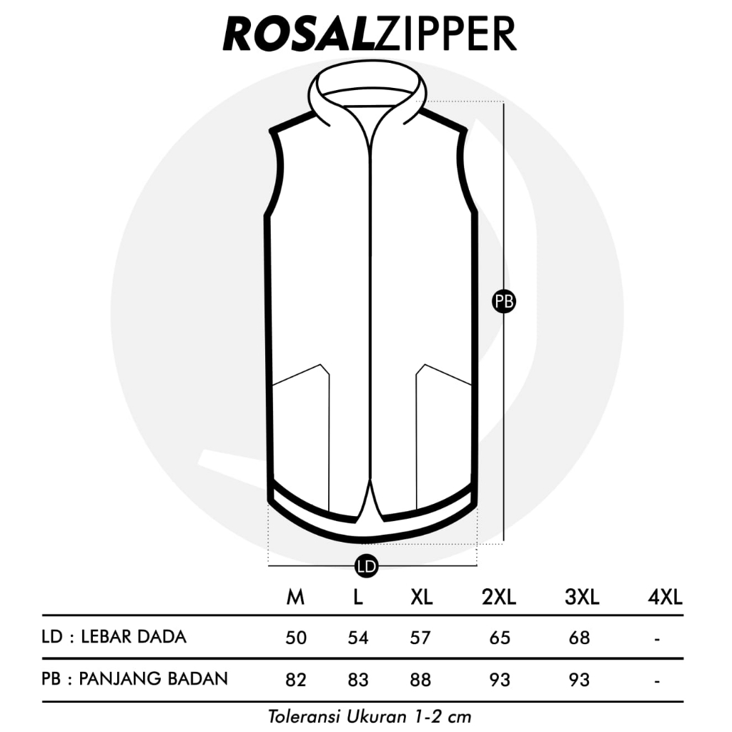 Rosal Zipper ( Rompi sholat hoodie full Zipper )