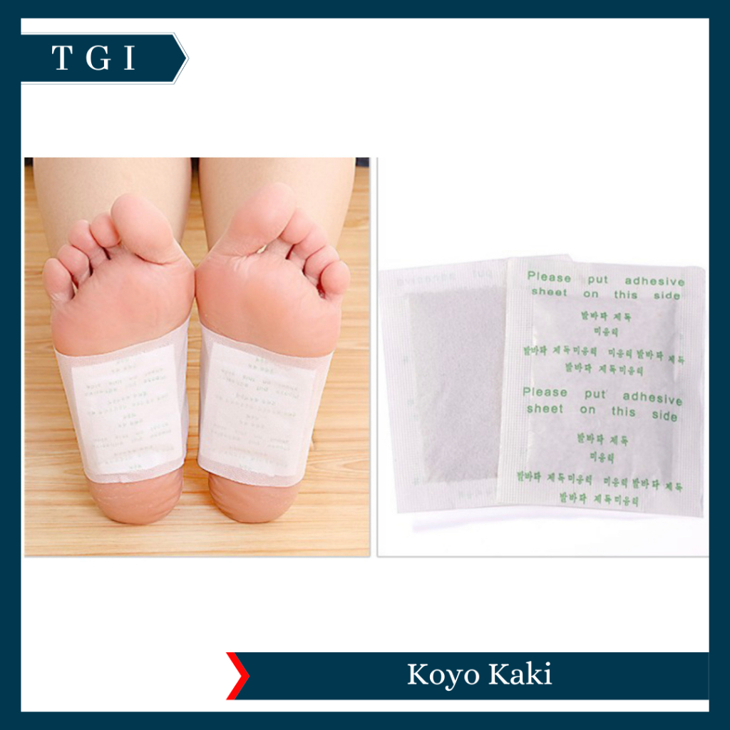 TGI - [2 PCS] KOYO TEMPELAN KAKI / DETOX FOOT PADS HERBAL / FOOT MASK / KOYO KAKI PENYERAP RACUN