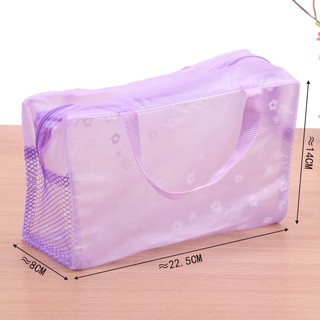 Tempat Make Up Tas kosmetik Anti Air Bahan PVC Cosmetic Organizer Travel Bag F992