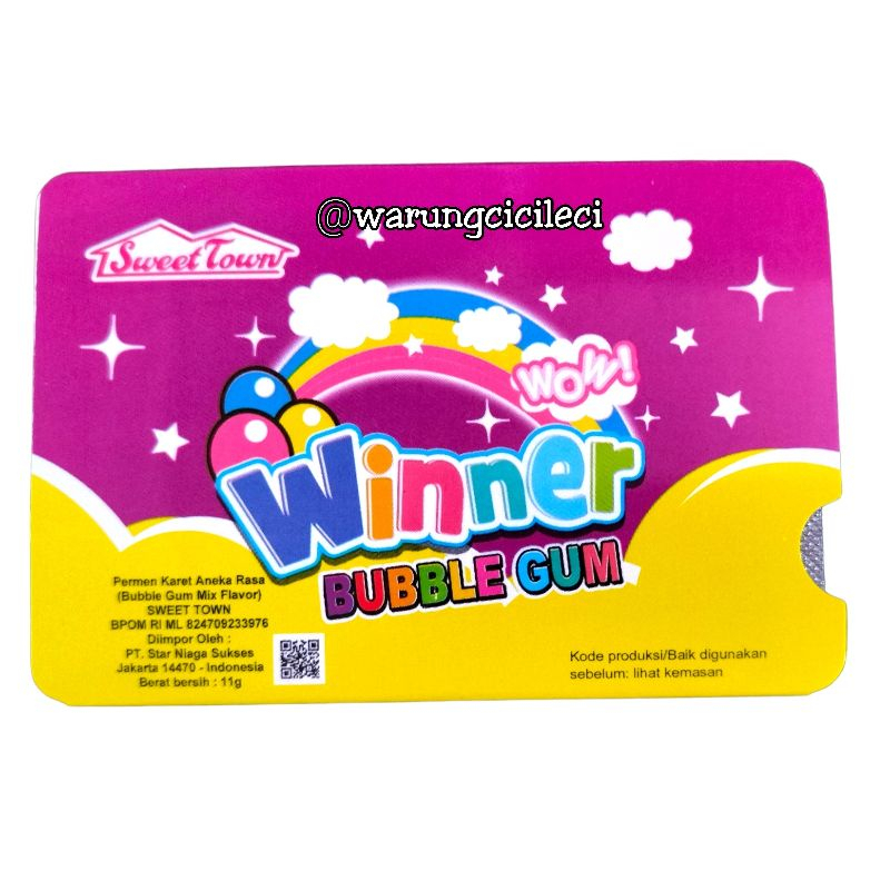 

Winner Bubble Gum