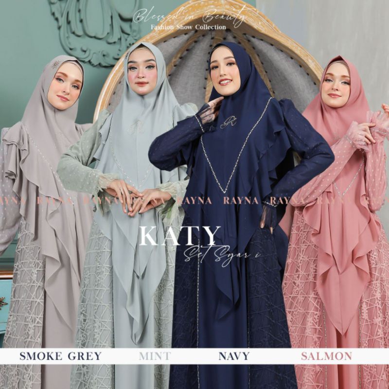 RAYNA - LUXURY KATY SET SYARI - GAMIS - KHIMAR