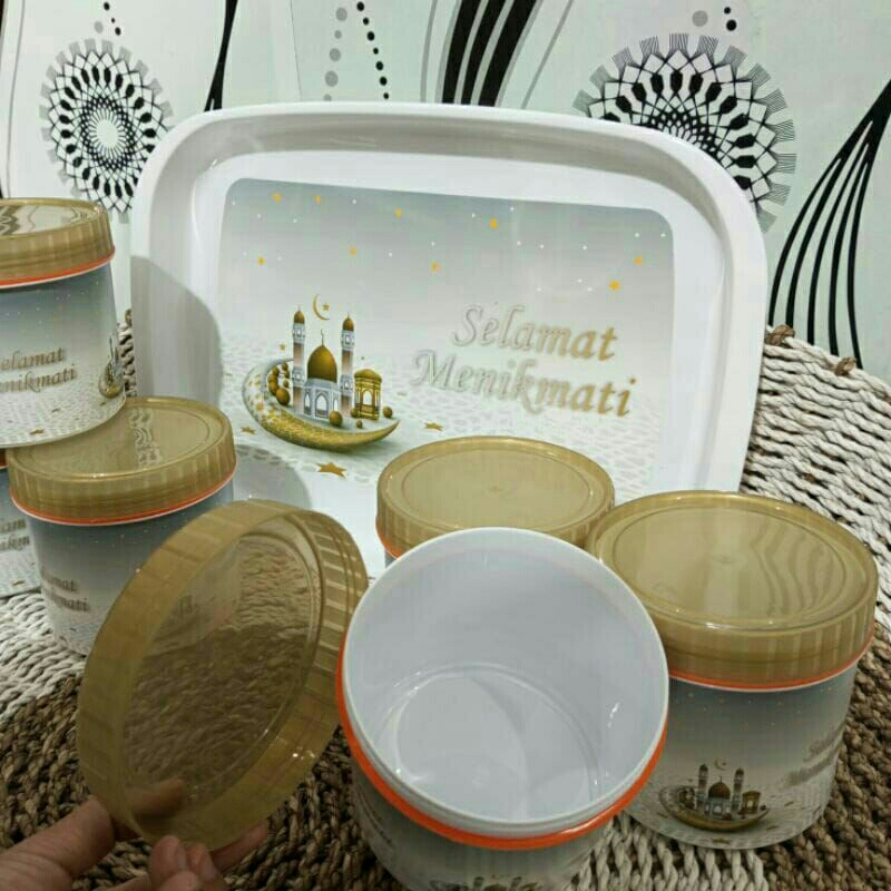 Toples Tonam Islamic Tempat Kue / Cemilan Lebaran 7 in 1