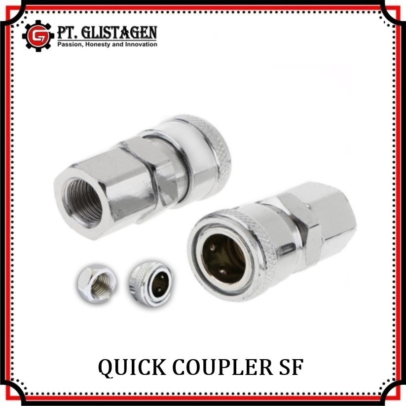 Quick Coupler SF ( 20,30,40 ) Sambungan Selang Kompresor Recoil Cuk SF