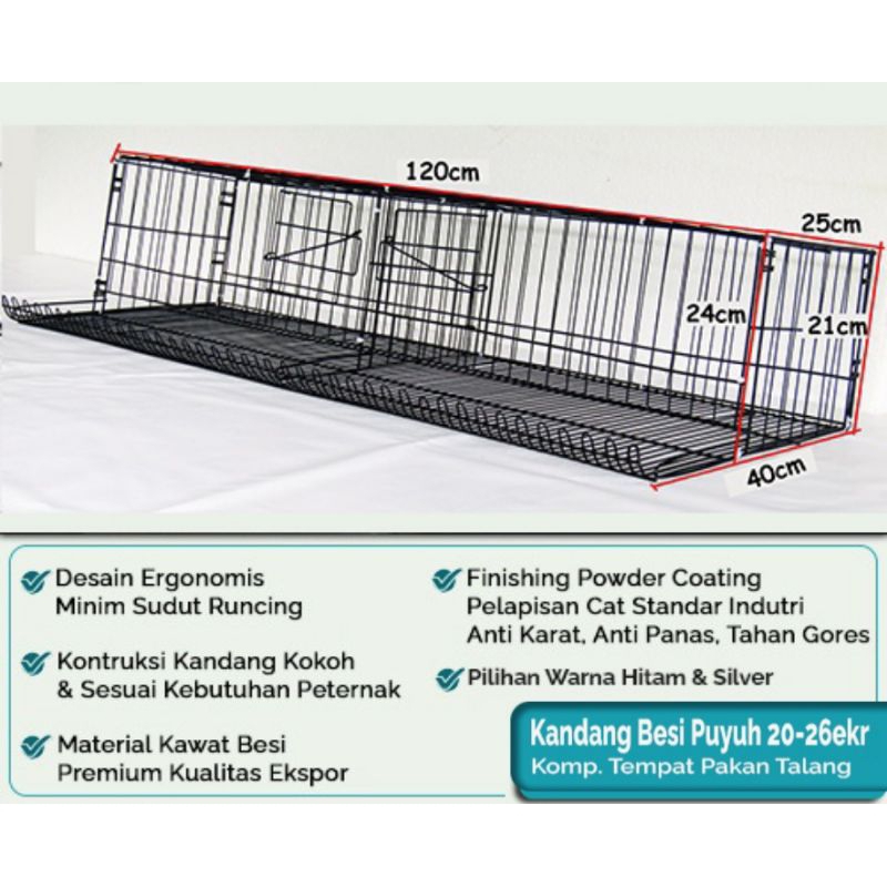 Kandang Puyuh Galvanis