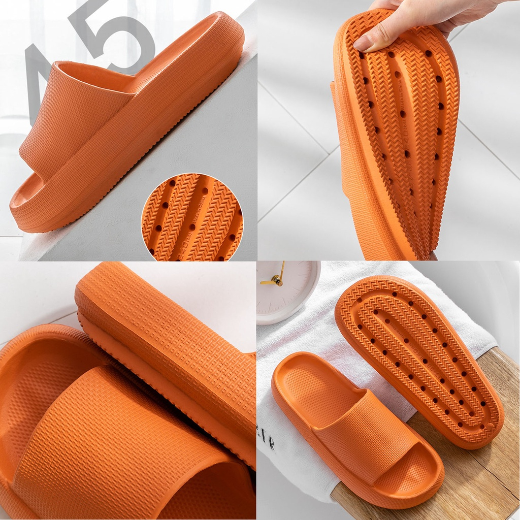 DOMMO - D5783 Sandal Rumah Berkualitas Sandal Kamar Mandi SD04 Berbahan Empuk Sandal Karet Wanita Pria Couple