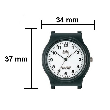 SALE Jam Tangan Unisex Sporty Casual Rubber Analog Original Q&amp;Q QNQ QQ VP46 VP46J Series