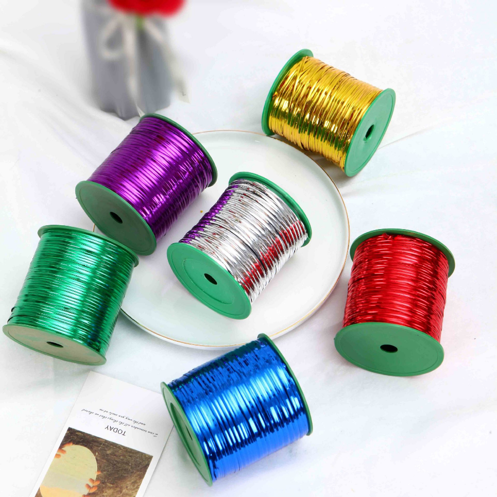 

(300 YARD) Pita Kawat Souvenir/Kawat Foil Roll/Pita Souvenir Twist Tie