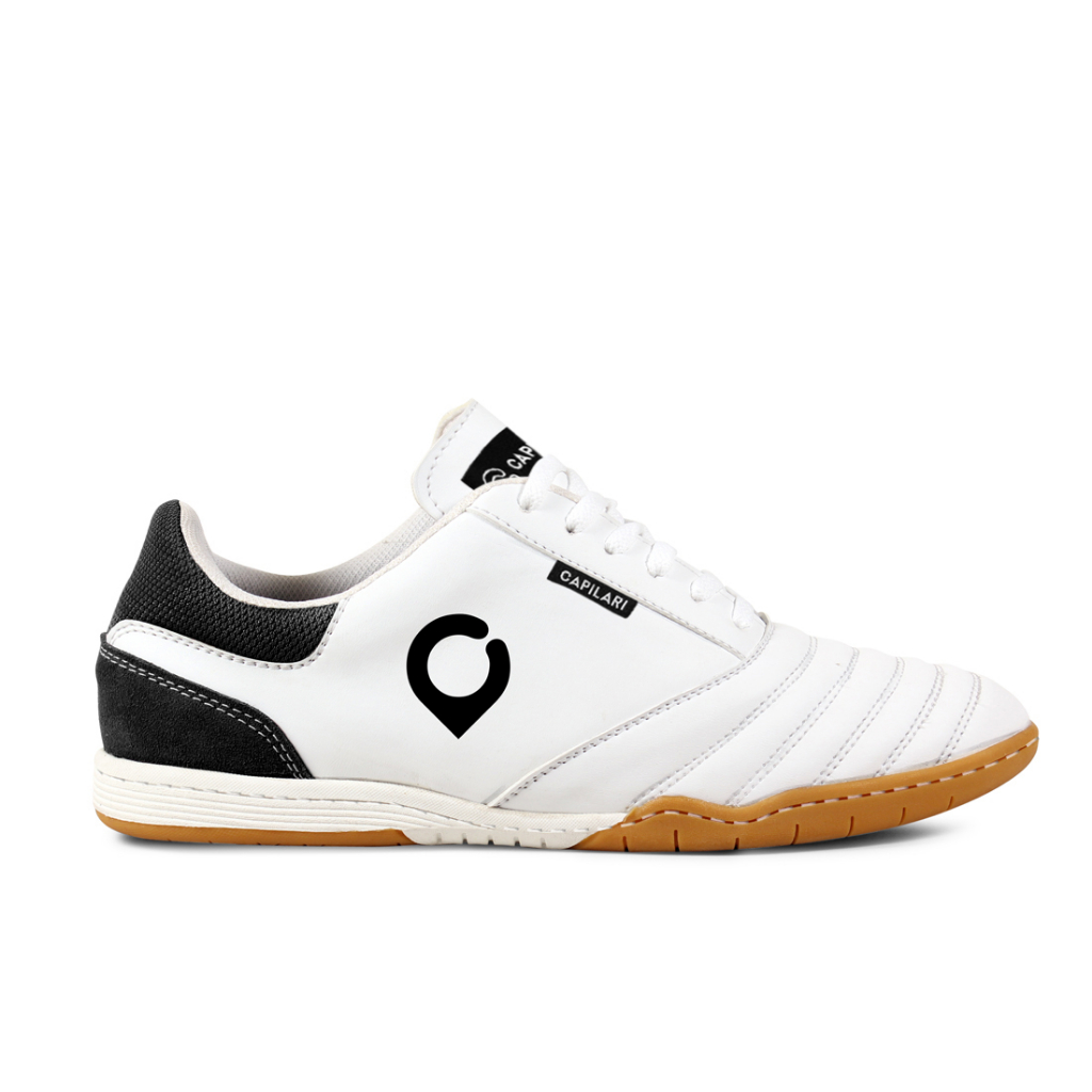 Sepatu Futsal Pria Putih Indoor Original Local Branded Sepatu Bola Trendi Kekinian Motif Keren Olahraga Sport C21