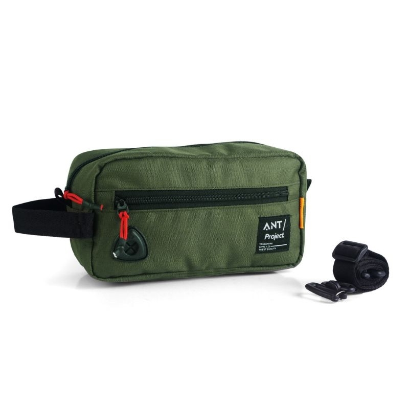 Tas Selempang Type ANT301 warna HIJAU ARMY, AntProject