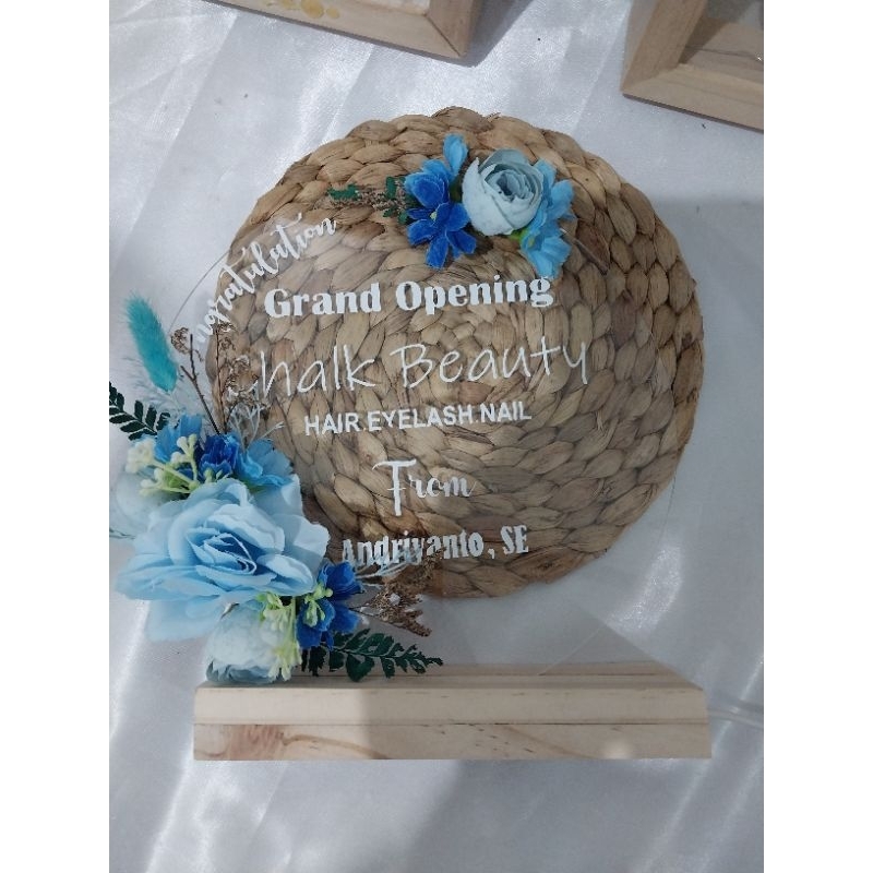 Akrilik gift, plakat akrilik, ucapan akrilik