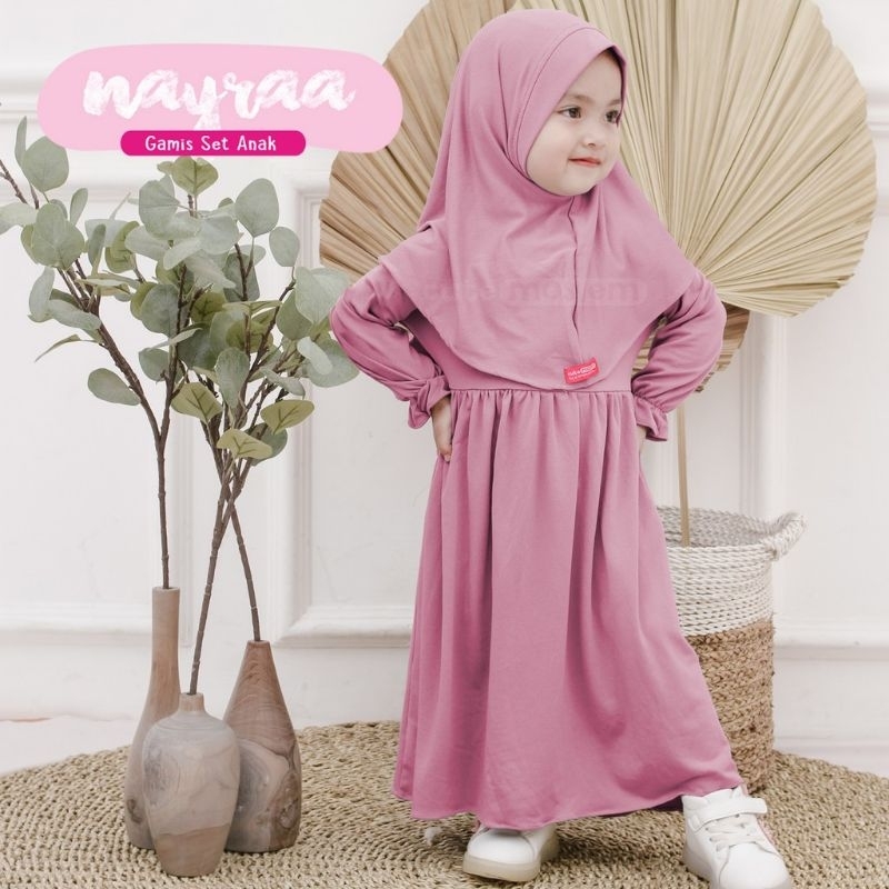 PAKAIAN MUSLIM NAYRA BAJU LEBARAN NAYRAA GAMIS SET BAYI GAMIS BAJU LEBARAN