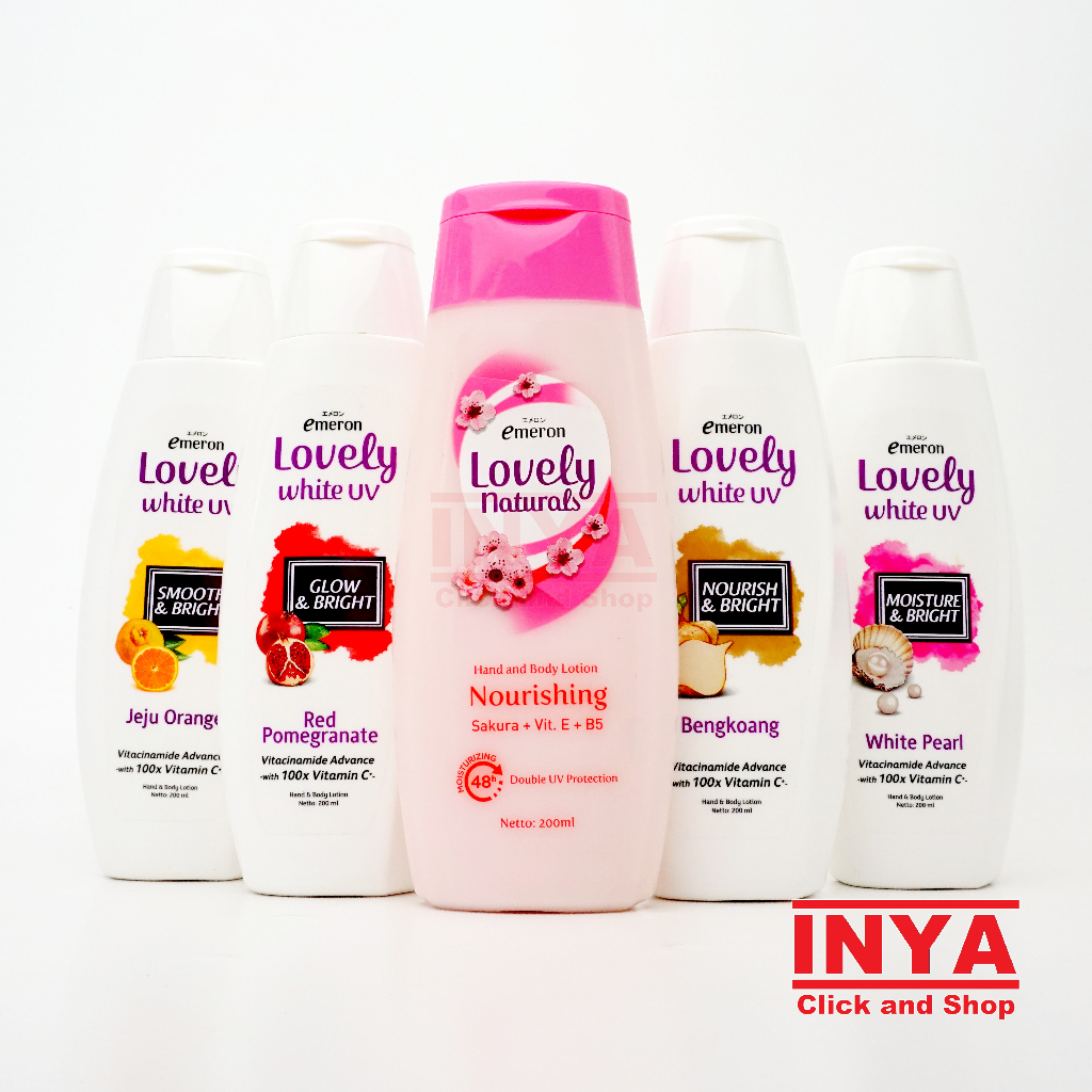 Emeron Lovely White UV &amp; Naturals - Hand Body Lotion