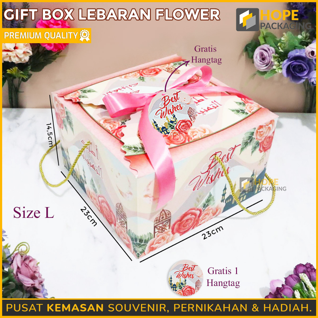 Gift box Hampers bunga Pink dan animal singa hampers buat  Plus Pita / Dus Hadiah Ulang tahun / ultah / happy birthday souvenir anak