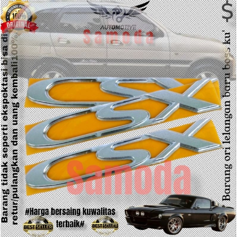 New SAMODA Emblem CSX Taruna/Tulisan Merek CSX Taruna/Logo CSX Daihatsu Taruna original.