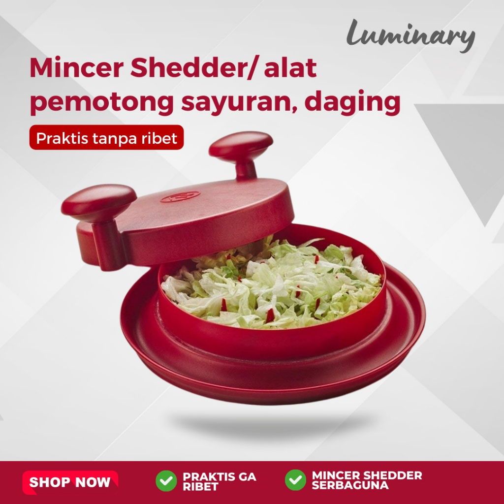 Mincer Shredder Alat Pemotong Sayuran Penghancur Bawang Putih Suwir Daging Pencacah Manual Praktis Serbaguna Vegetable Cutter Peralatan Dapur