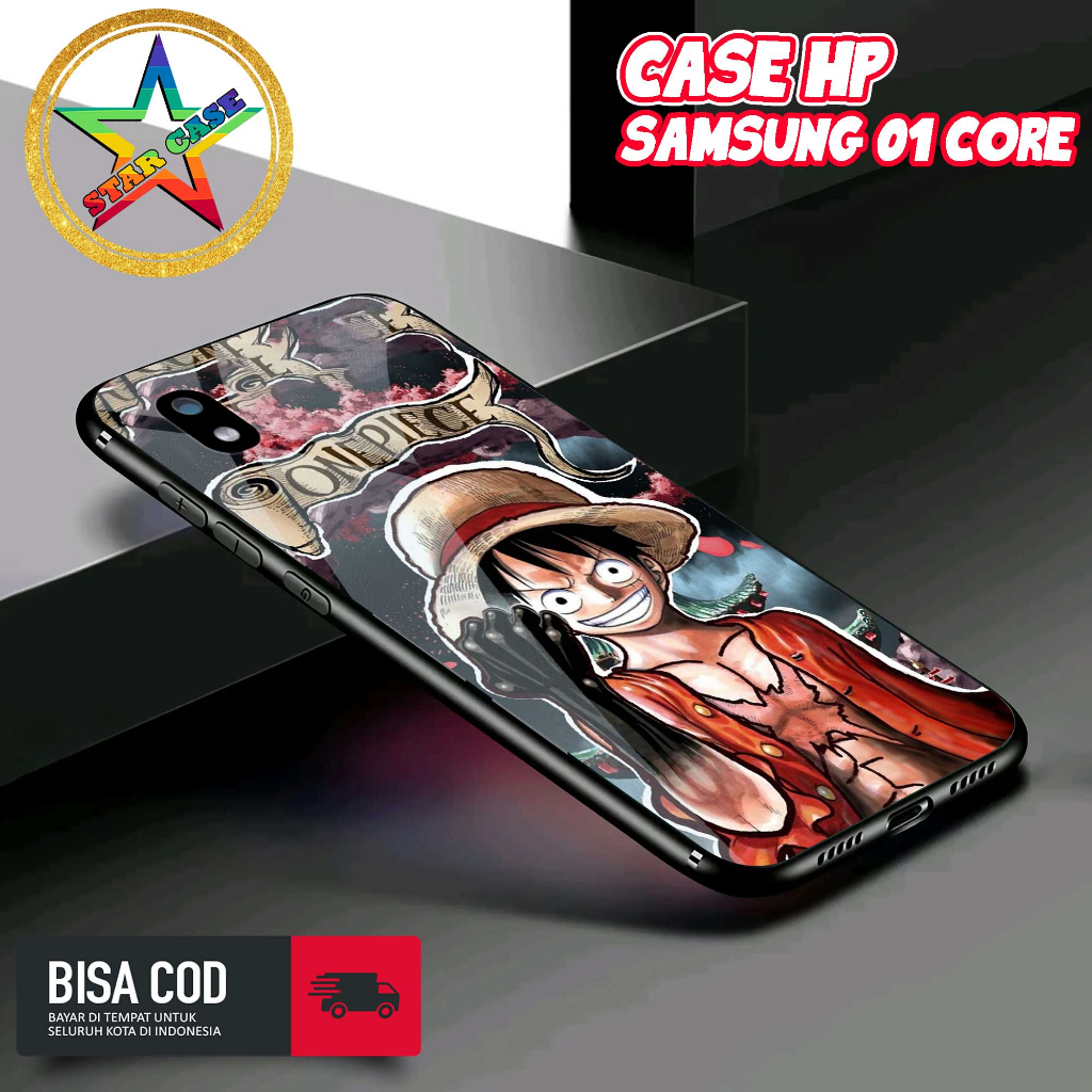Case Samsung A01 Core Motif [ANIME OOOP] Casing Samsung A01 Core TERBARU Hardcase Glossy Kilau 2D Ca