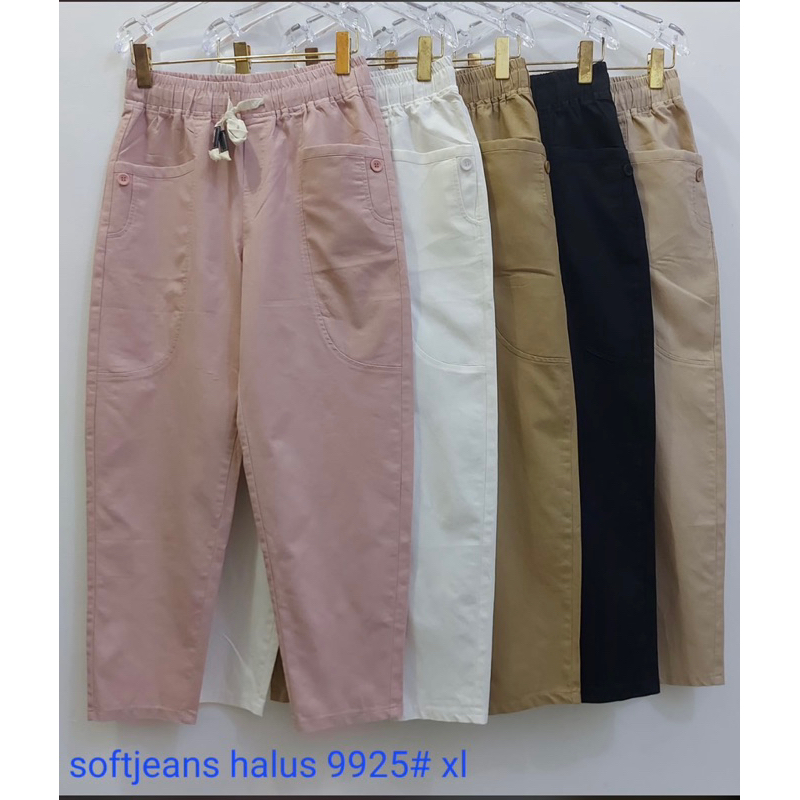 celana soft jeans premium bangkok import size XL-7XL