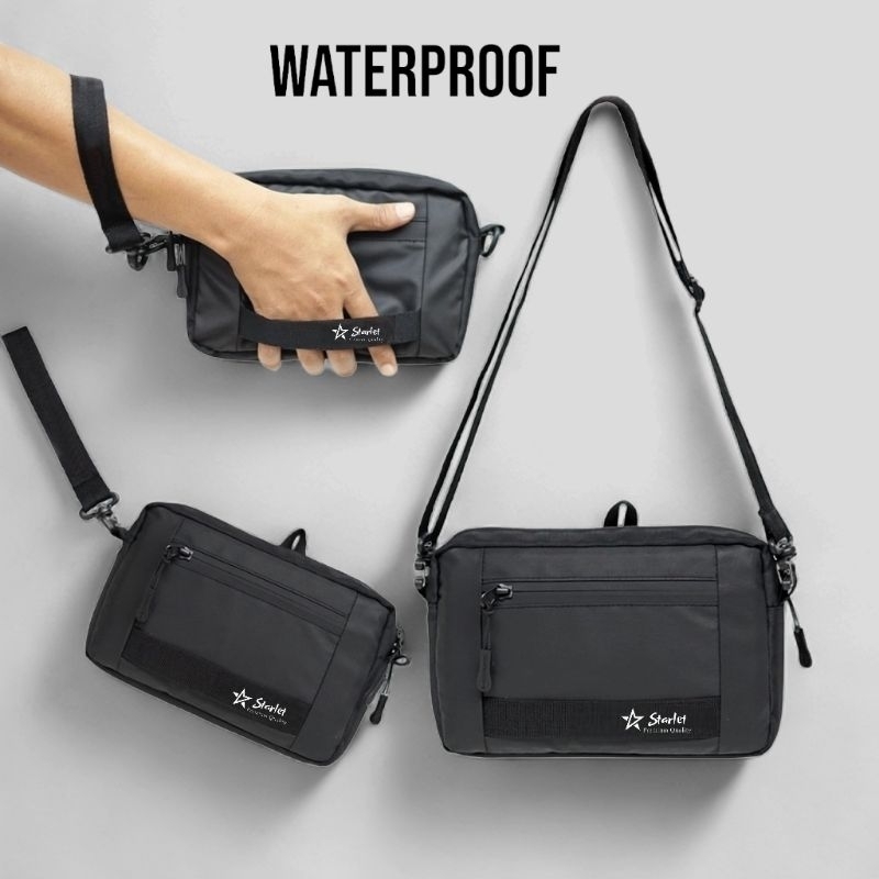 Tas Selempang Pria Wanita Sling Bag Pria Waterproof Handbag