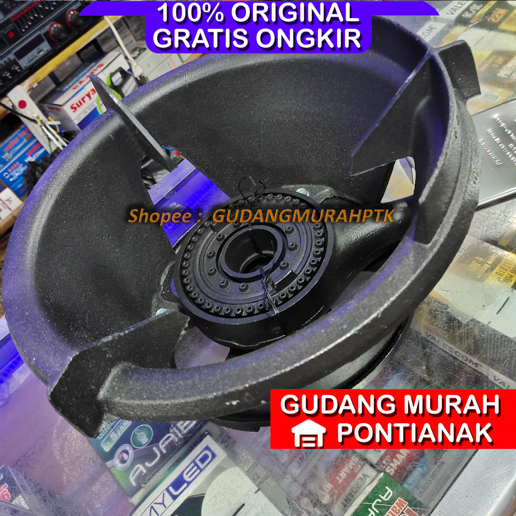 Kompor Gas Rinnai Tekanan Tinggi API JOS Sembur RI 300 HP Cocok untuk acara Dagang masak besar Tungku High Pressure Ri300HP