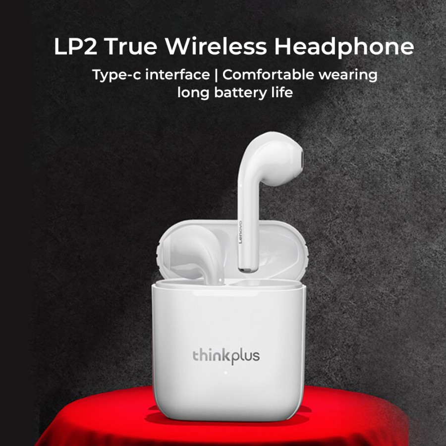 Thinkplus Lenovo LP2 Wireless Bluetooth Earphone TWS Noise Reduction