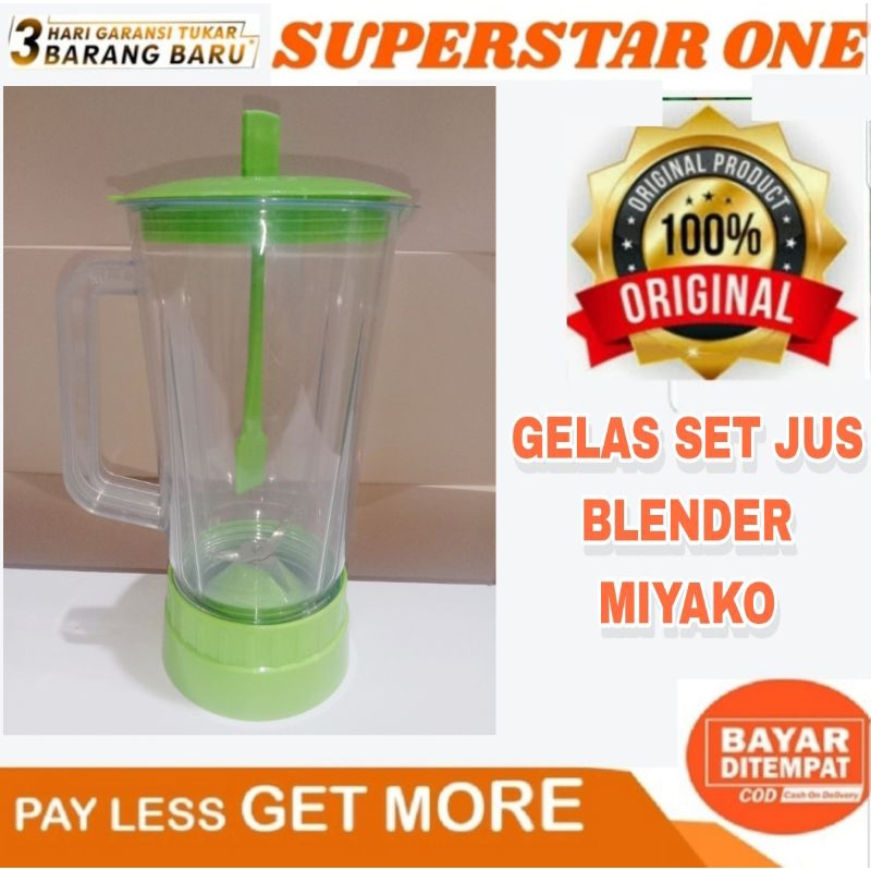 Gelas jus Blender Miyako Plastik/Gelas Set Jus Miyako Baru