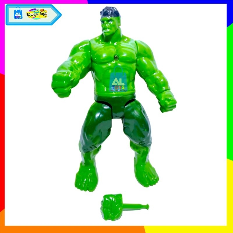 MAINAN FIGUR ROBOT HULK THANOS AVENGERS TOYS LED &amp; TANGAN BISA DI LONTARKAN MAINAN ANAK MURAH 1155AB