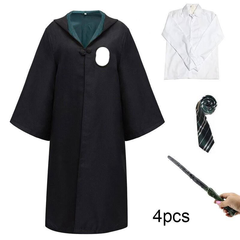 【Wetrose】Halloween Magic Anak anak Laki-laki Anak Perempuan Kostum Dewasa Akademi Sihir Jubah Cosplay Seragam Uniform Kostum Costume