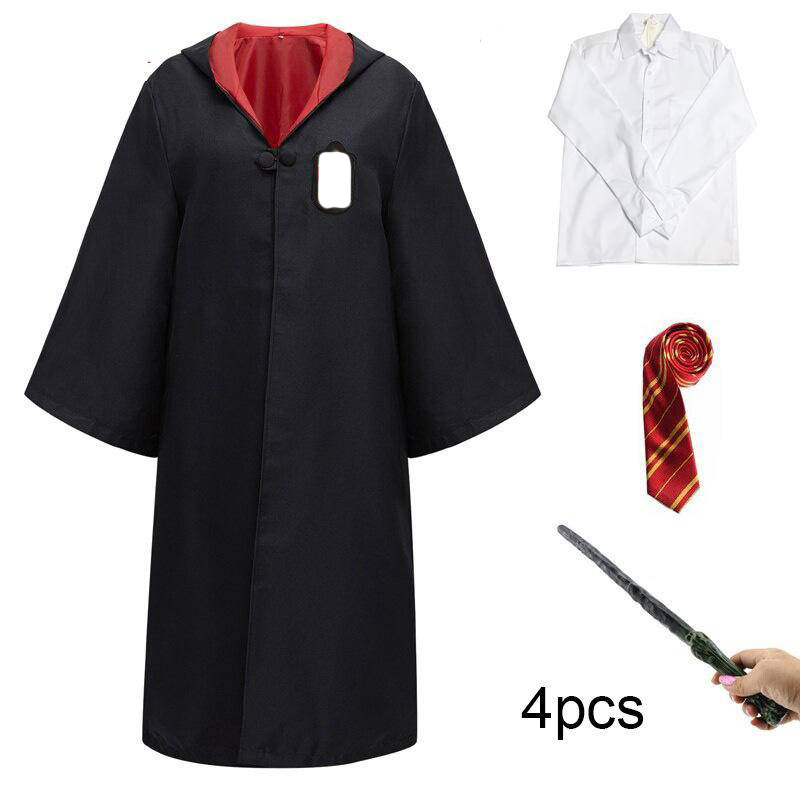 【Wetrose】Halloween Magic Anak anak Laki-laki Anak Perempuan Kostum Dewasa Akademi Sihir Jubah Cosplay Seragam Uniform Kostum Costume