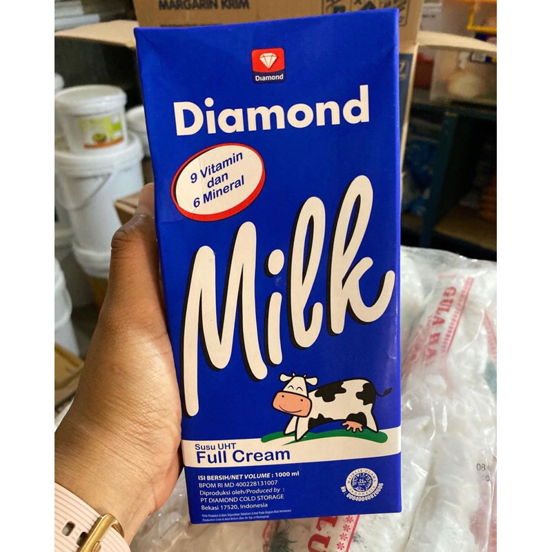 

susu uht diamond 1 liter