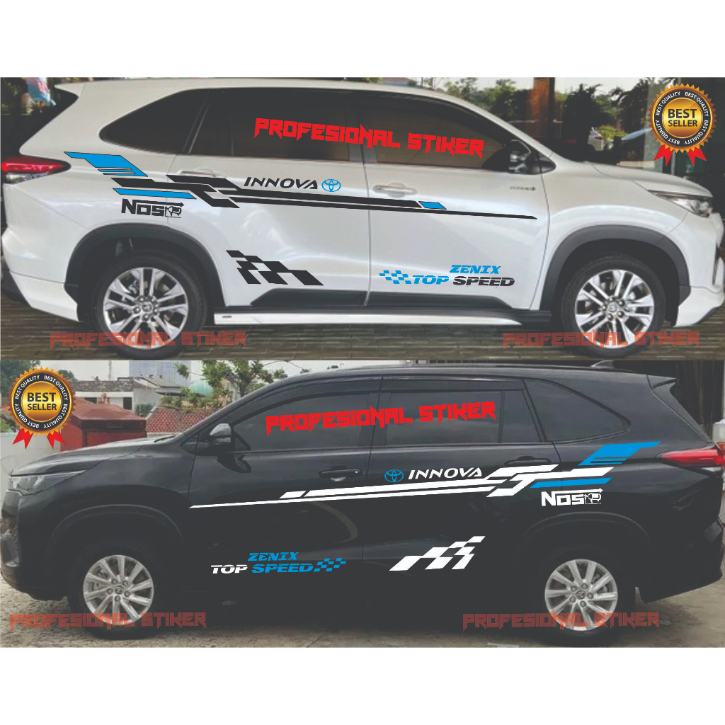 Stiker Body Mobil Innova Zenix Cutting Stiker Innova Zenix