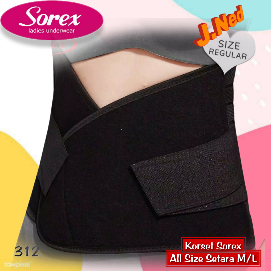 J312 SETAGEN WANITA KORSET PELANGSING SOREX REGULER SLIMMING CORSET