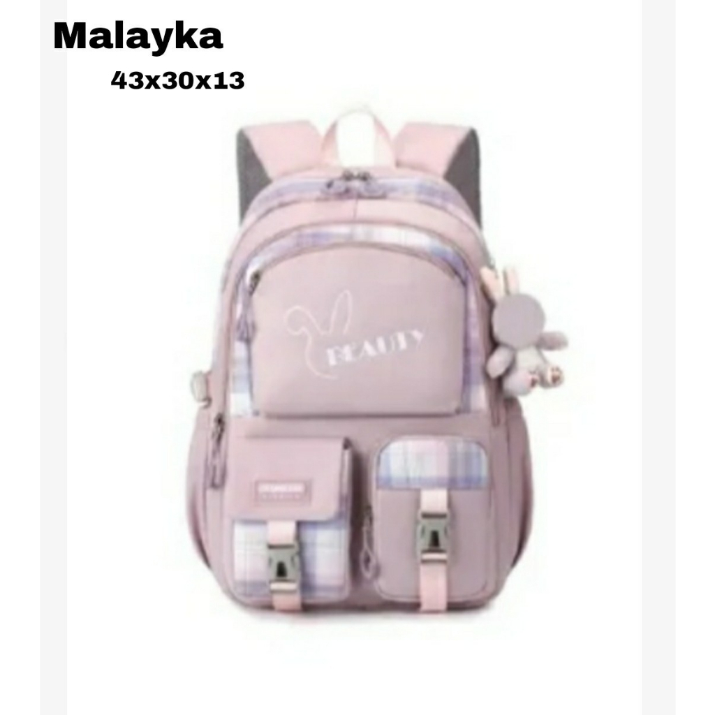 NIQABIS Tas Ransel Anak Sekolah Perempuan SD SMP BEAUTY