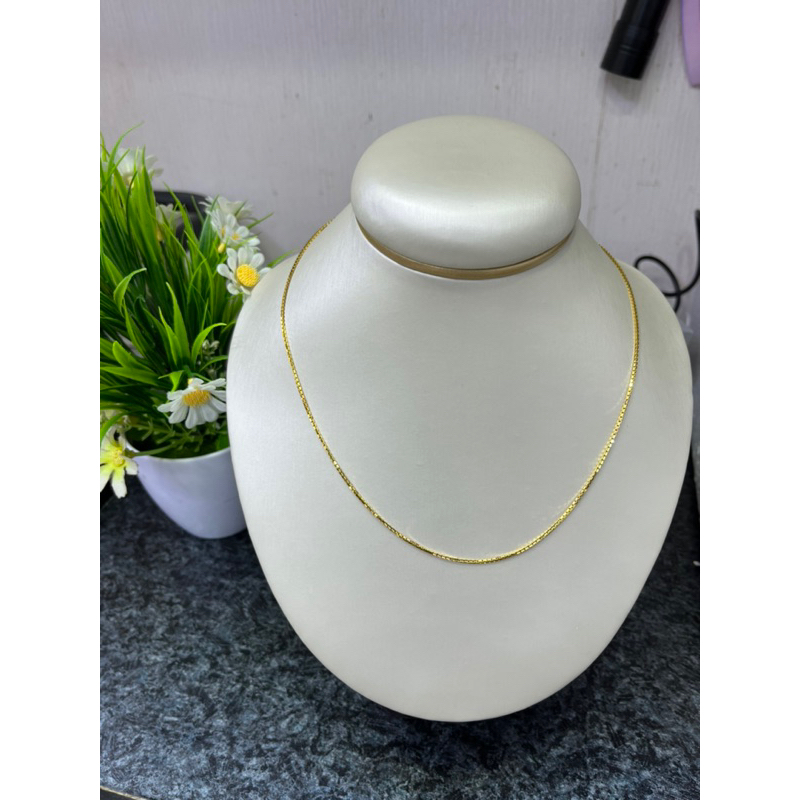 kalung rantai emas 750% kalung emas kuning kalung emas