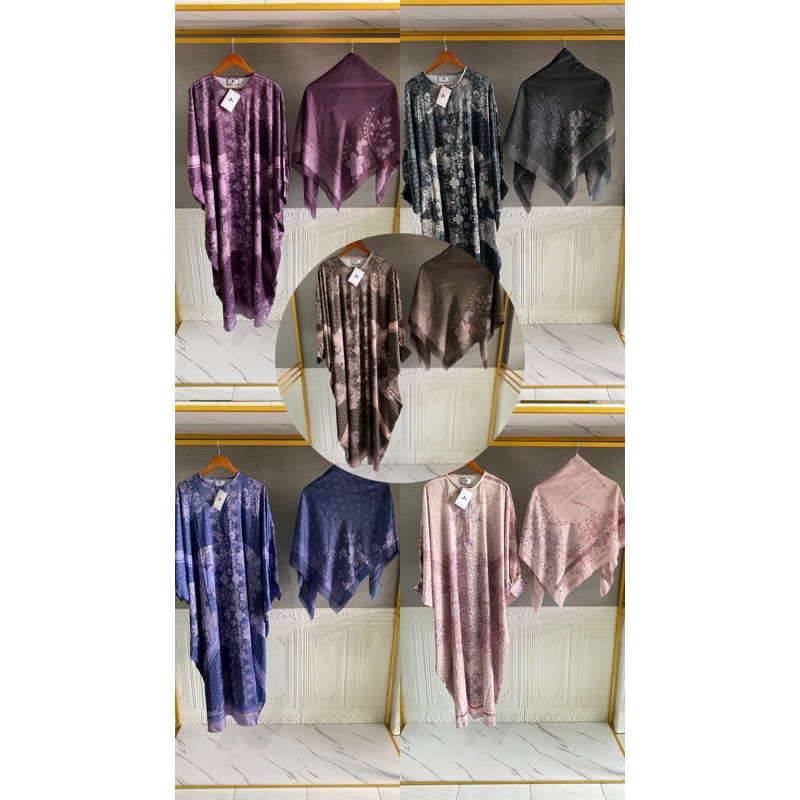 ORIGINAL SERIES KAFTAN VOL2 SET SCARF JAWHARA SYARI ORIGINAL AQRFASHION