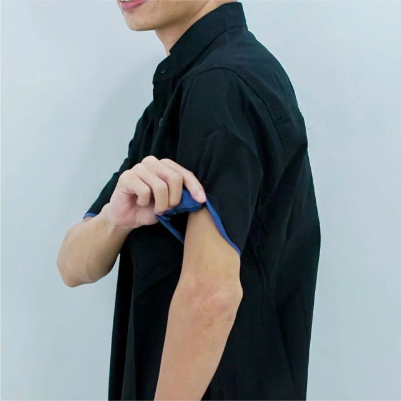 KEMEJA | HEM | KERA CINA POLOS RACERTEES 100% ORIGINAL