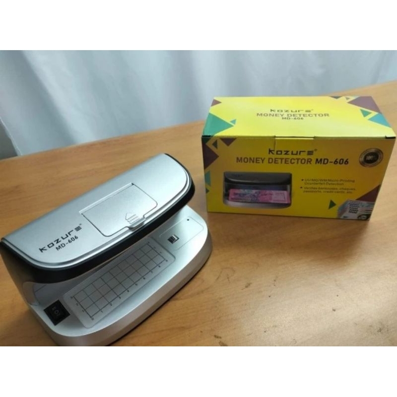 KOZURE MD 606 Money Detector Rupiah Lampu UV Deteksi Uang Palsu MD606